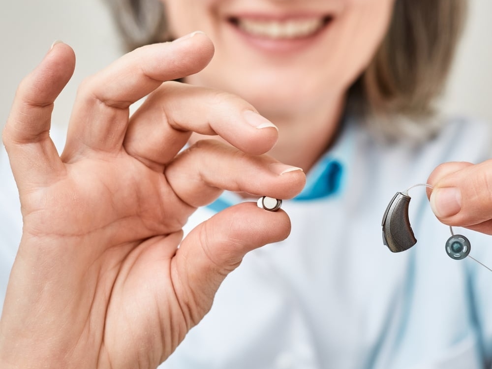 Zinc-air hearing aid batteries in sizes 10, 312, 13, and 675 stocked at Advanced Hearing Technology in Naples, FL